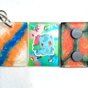 Ivysaur Pokemon Keychain or Fridge Magnet *Your Choice*